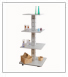 3-tier slatwall wall-mounted flexible display system