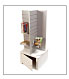 customizable wall-mounted display unit tower version