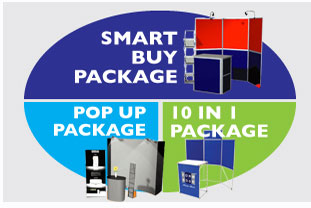 Affordable flexible cost-saving display system promotion